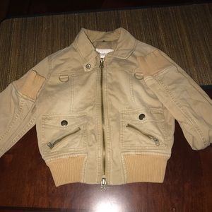 NWOT Abercrombie & Fitch tan moto jacket